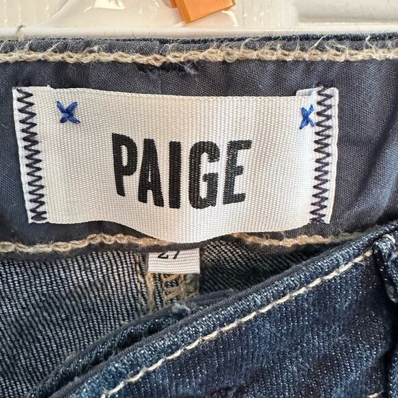 Paige Womens Jeans SIze 27 Skyline Straight Denim Dark Blue - Picture 8 of 8